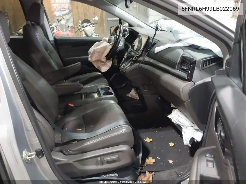 5FNRL6H99LB022069 2020 Honda Odyssey Elite