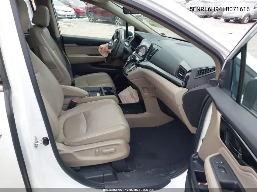 5FNRL6H94LB071616 2020 Honda Odyssey Elite