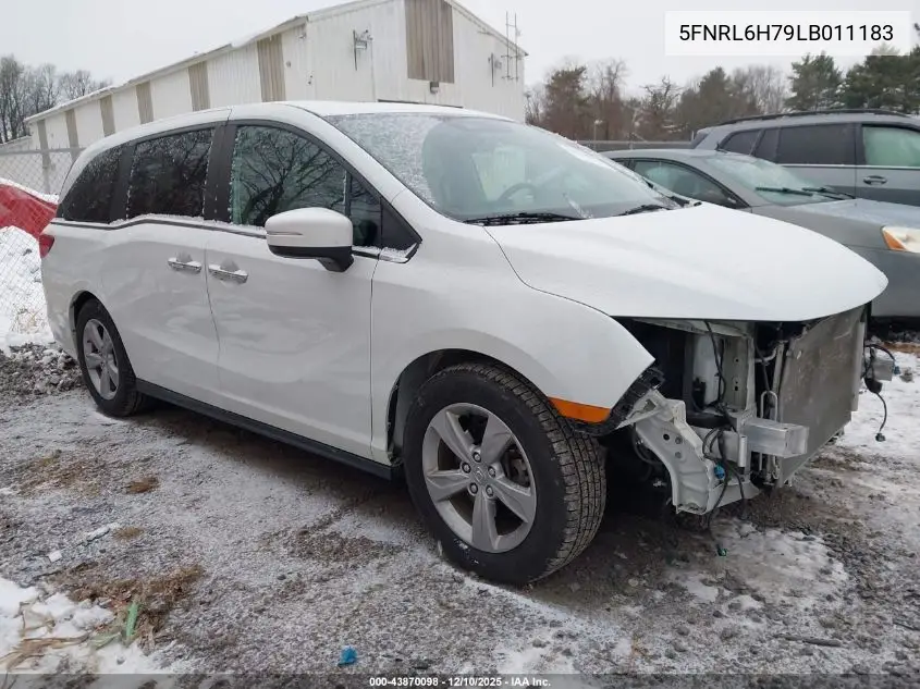 5FNRL6H79LB011183 2020 Honda Odyssey Ex-L/Ex-L W/Navi Res