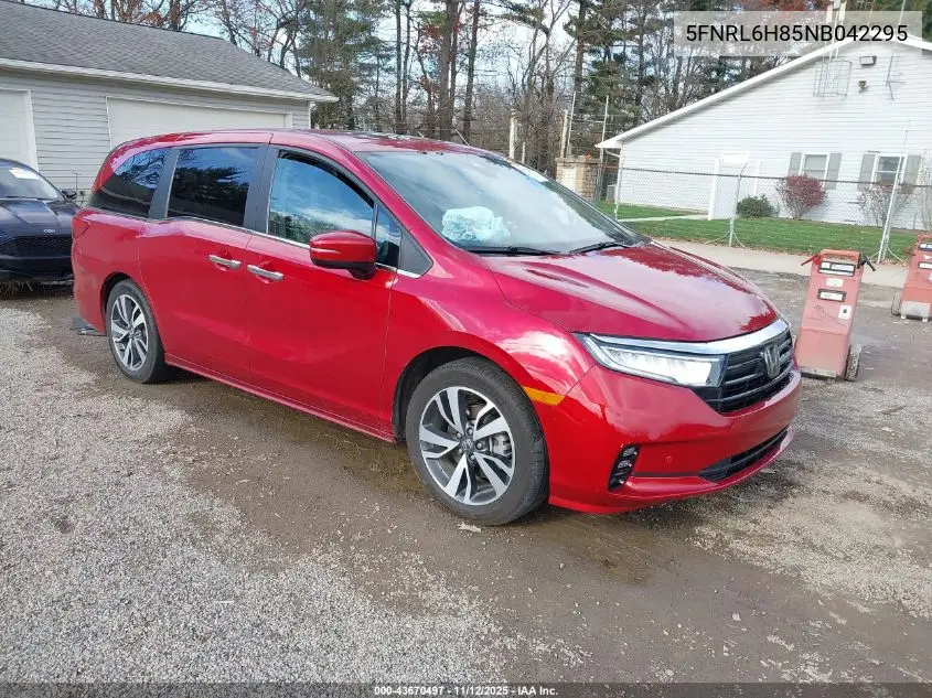 5FNRL6H85NB042295 2022 Honda Odyssey Touring