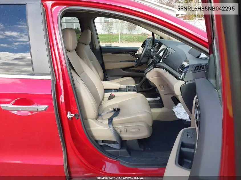 5FNRL6H85NB042295 2022 Honda Odyssey Touring