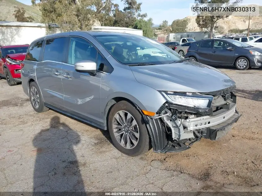 5FNRL6H7XNB030313 2022 Honda Odyssey Ex-L