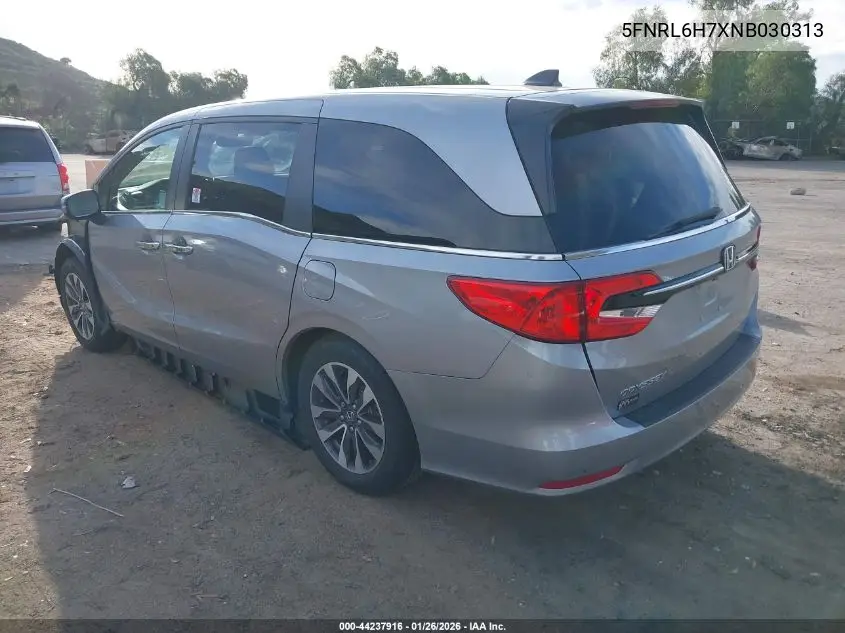 5FNRL6H7XNB030313 2022 Honda Odyssey Ex-L