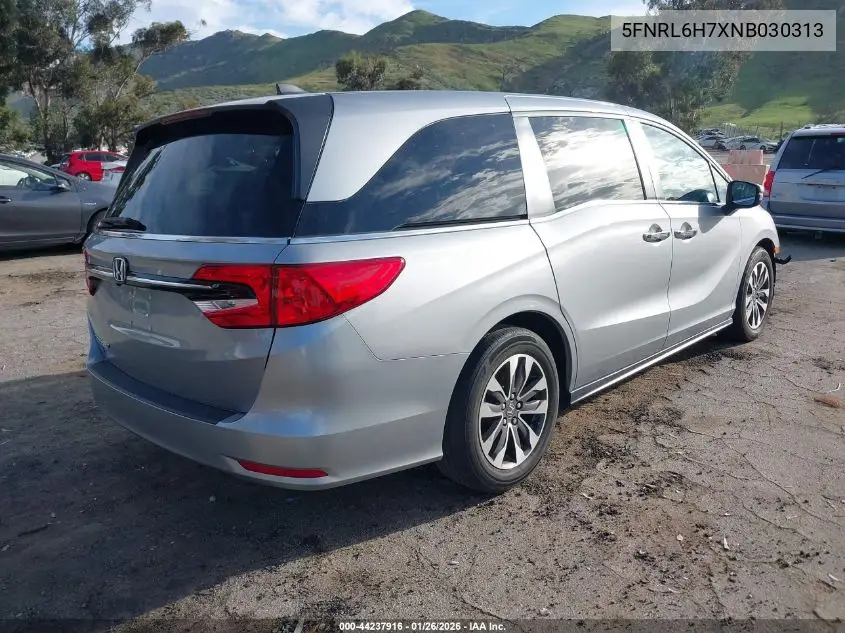 5FNRL6H7XNB030313 2022 Honda Odyssey Ex-L