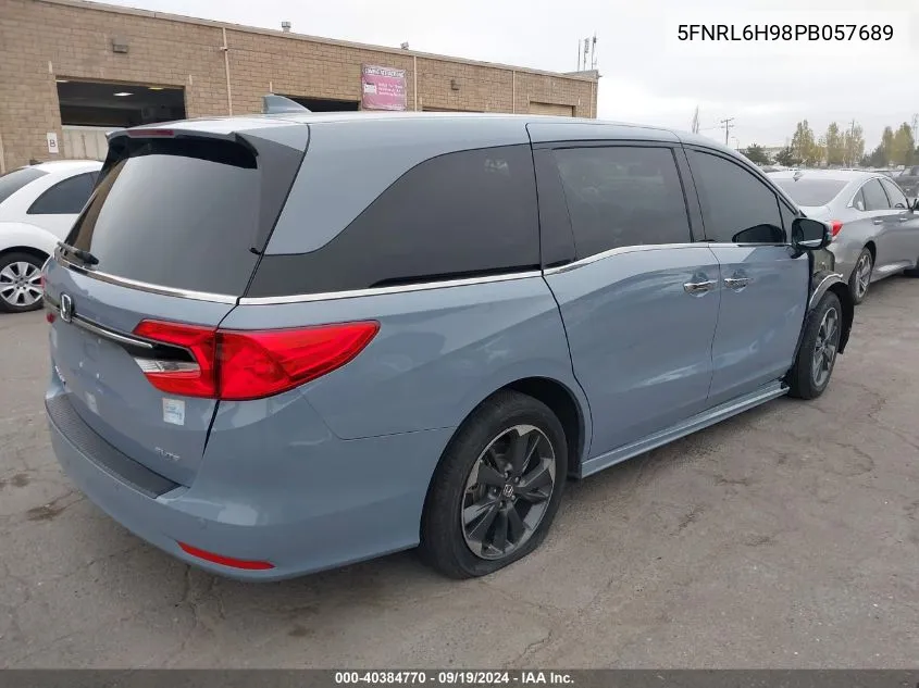 5FNRL6H98PB057689 2023 Honda Odyssey Elite