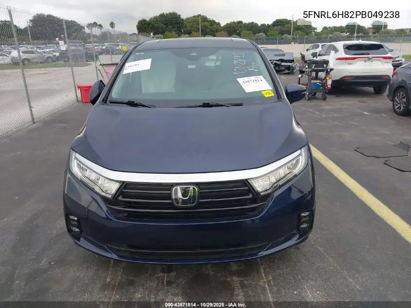 5FNRL6H82PB049238 2023 Honda Odyssey Touring