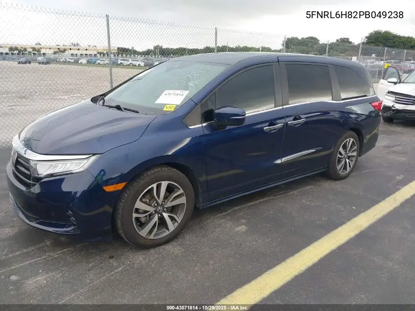 5FNRL6H82PB049238 2023 Honda Odyssey Touring