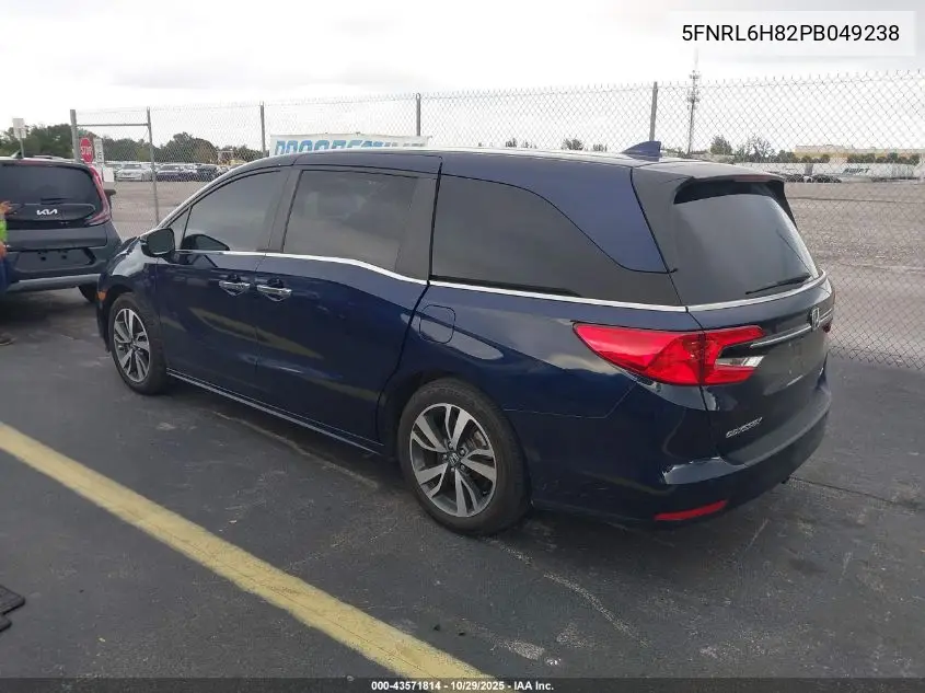 5FNRL6H82PB049238 2023 Honda Odyssey Touring