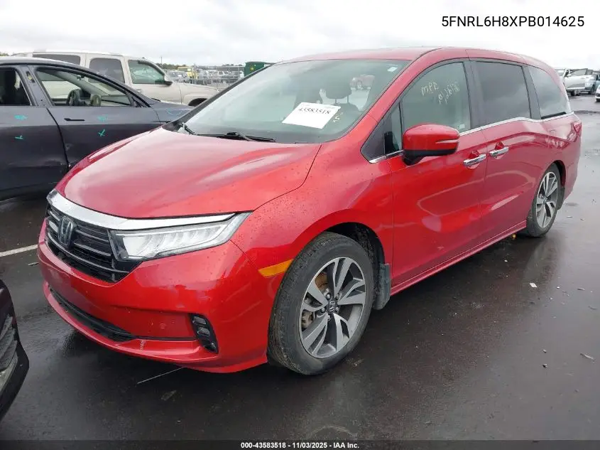 5FNRL6H8XPB014625 2023 Honda Odyssey Touring