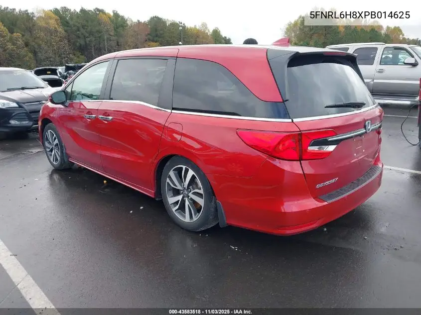 5FNRL6H8XPB014625 2023 Honda Odyssey Touring