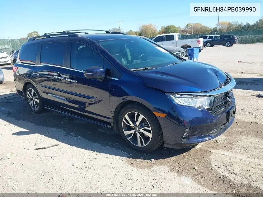 5FNRL6H84PB039990 2023 Honda Odyssey Touring
