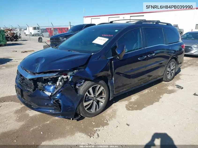 5FNRL6H84PB039990 2023 Honda Odyssey Touring