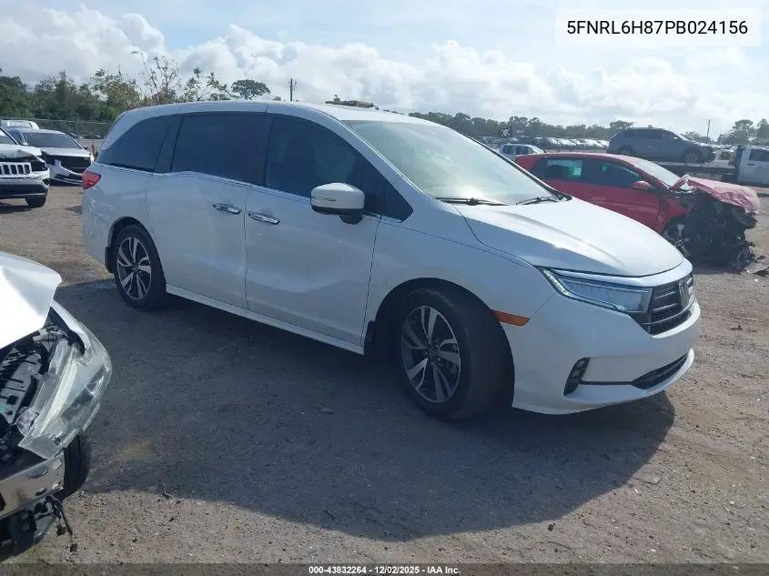5FNRL6H87PB024156 2023 Honda Odyssey Touring