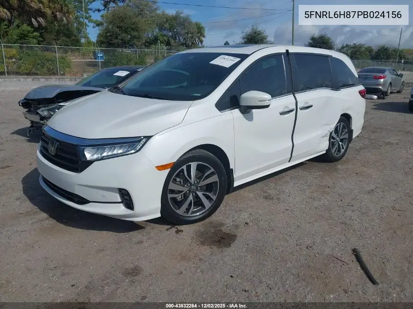 5FNRL6H87PB024156 2023 Honda Odyssey Touring