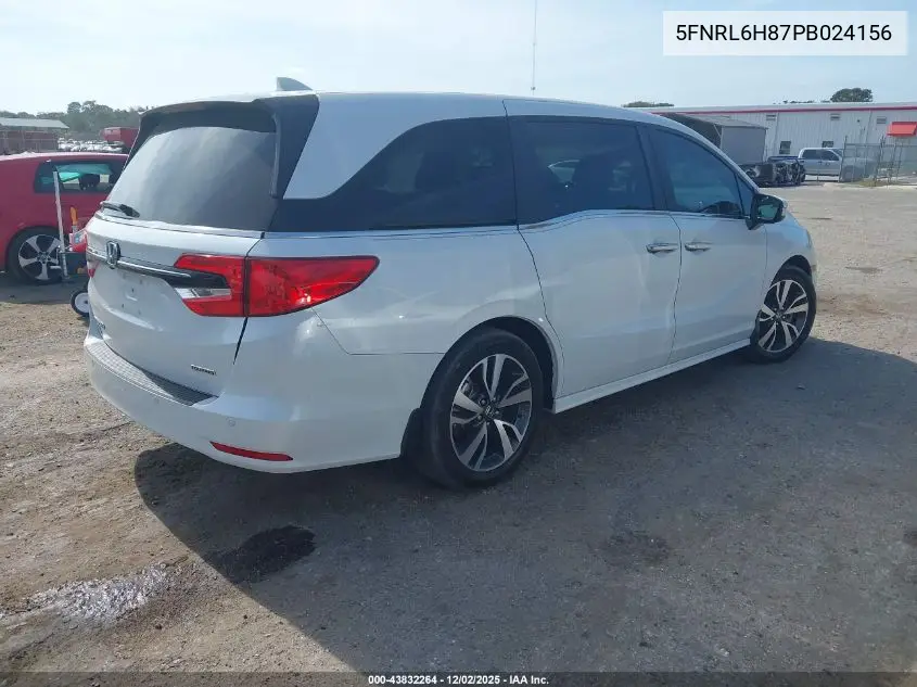 5FNRL6H87PB024156 2023 Honda Odyssey Touring