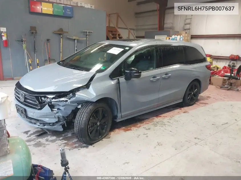 5FNRL6H75PB007637 2023 Honda Odyssey Sport