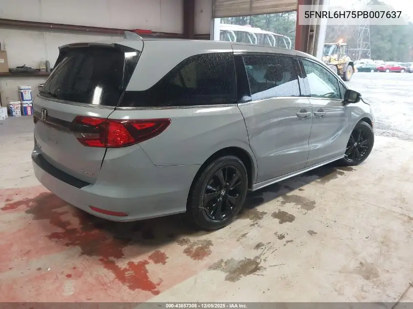 5FNRL6H75PB007637 2023 Honda Odyssey Sport