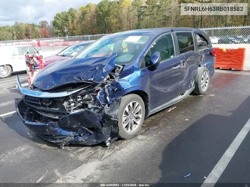 5FNRL6H63RB018582 2024 Honda Odyssey Ex-L