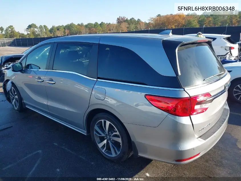 5FNRL6H8XRB006348 2024 Honda Odyssey Touring