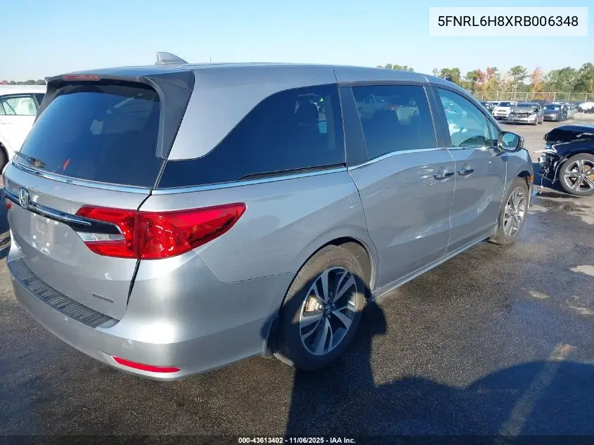 5FNRL6H8XRB006348 2024 Honda Odyssey Touring