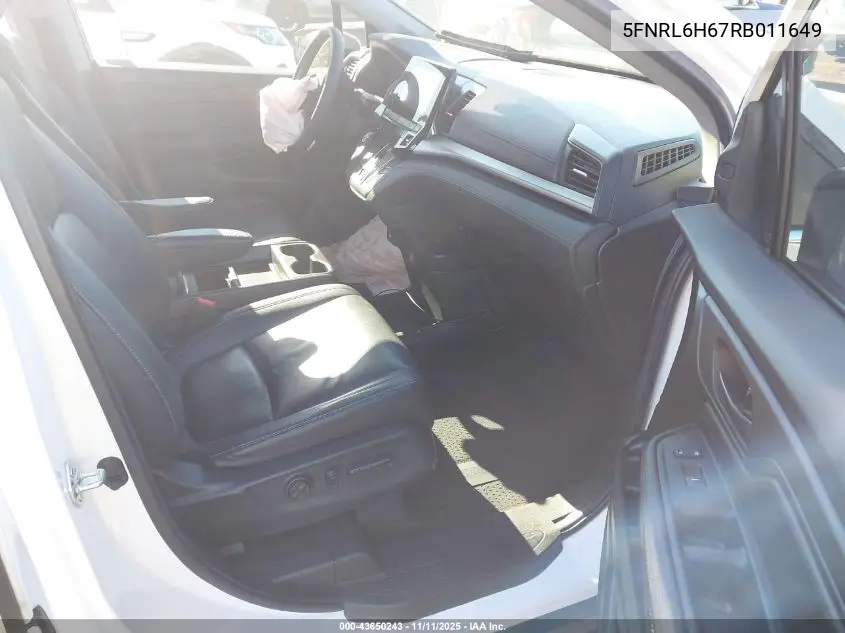 5FNRL6H67RB011649 2024 Honda Odyssey Ex-L