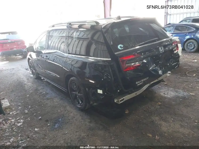 5FNRL6H73RB041028 2024 Honda Odyssey Sport
