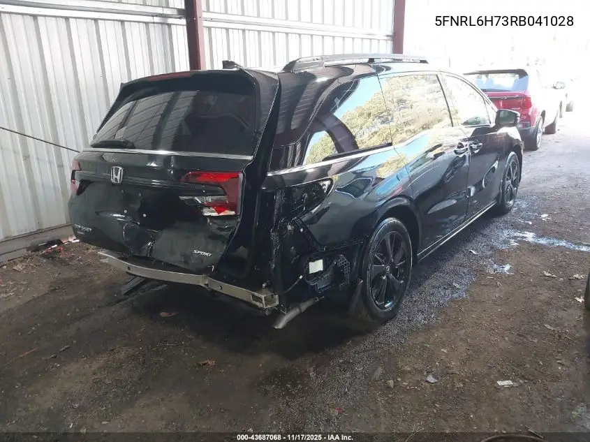 5FNRL6H73RB041028 2024 Honda Odyssey Sport