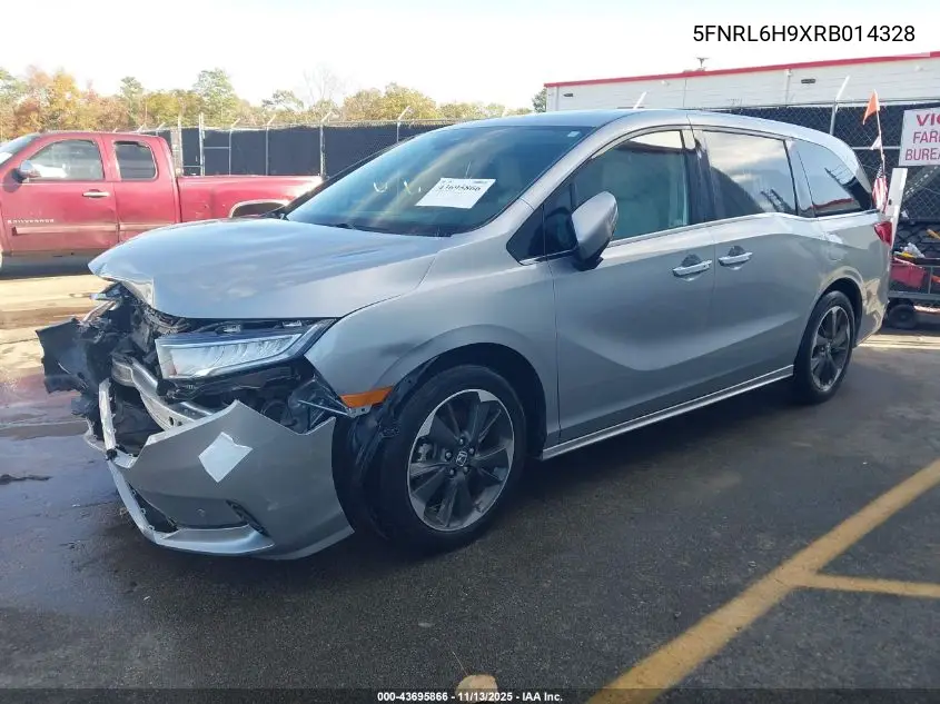 5FNRL6H9XRB014328 2024 Honda Odyssey Elite