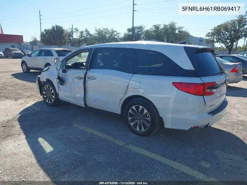 5FNRL6H61RB069417 2024 Honda Odyssey Ex-L
