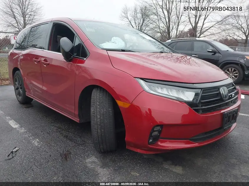 5FNRL6H79RB043818 2024 Honda Odyssey Sport