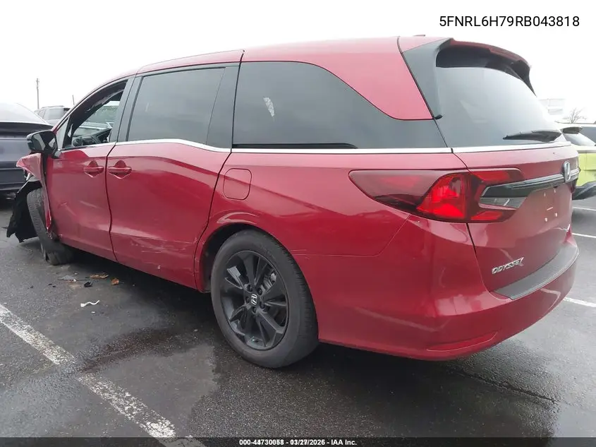 5FNRL6H79RB043818 2024 Honda Odyssey Sport