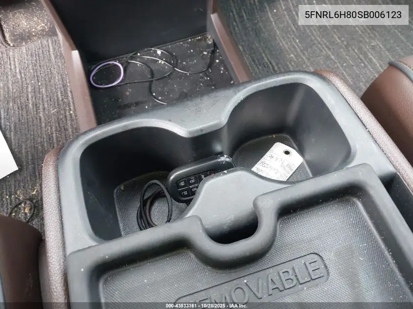5FNRL6H80SB006123 2025 Honda Odyssey Touring