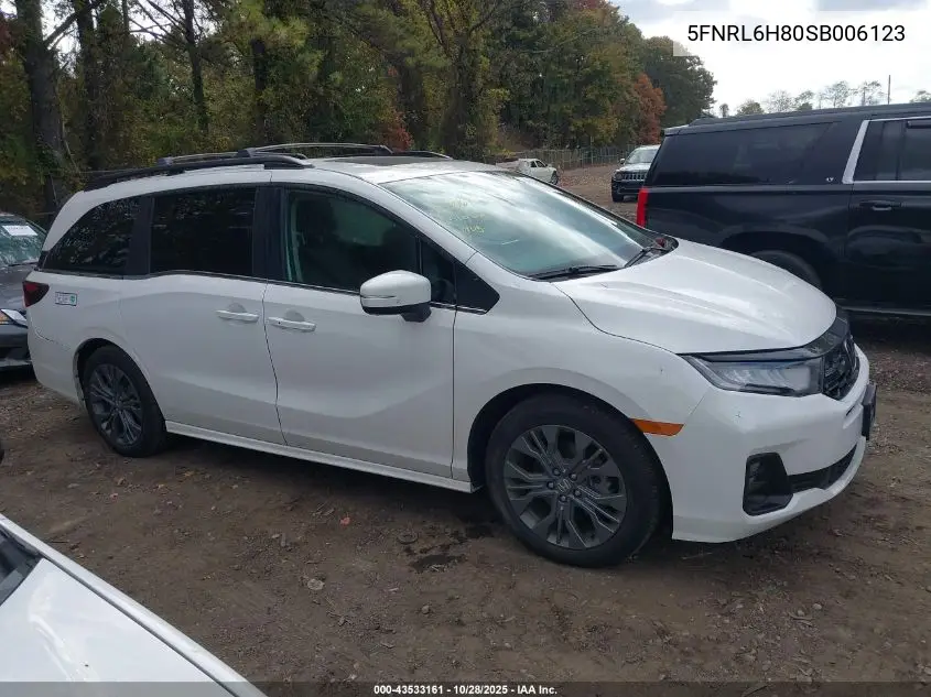 5FNRL6H80SB006123 2025 Honda Odyssey Touring