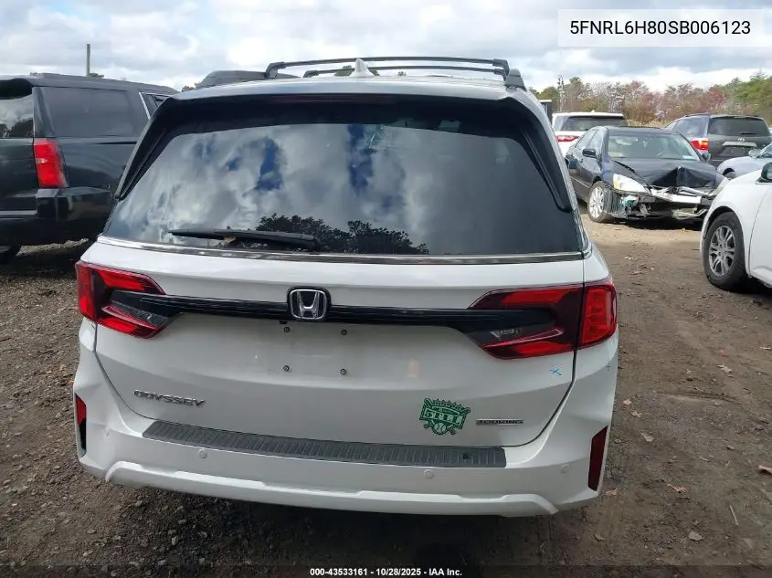 5FNRL6H80SB006123 2025 Honda Odyssey Touring