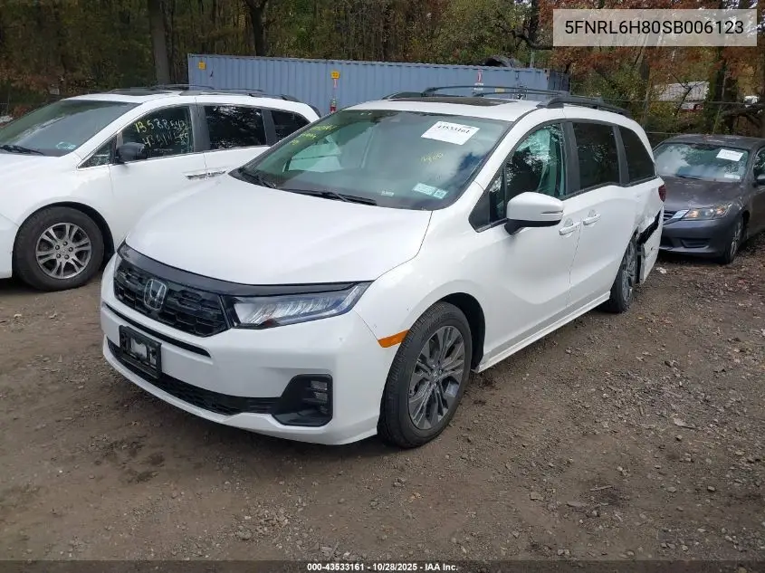 5FNRL6H80SB006123 2025 Honda Odyssey Touring