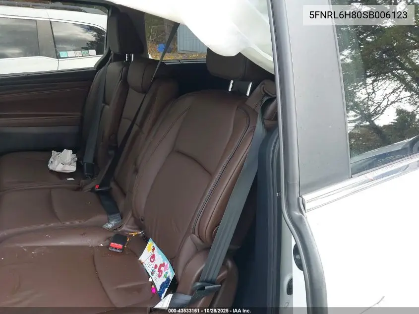 5FNRL6H80SB006123 2025 Honda Odyssey Touring