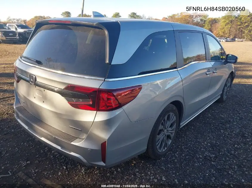 5FNRL6H84SB020560 2025 Honda Odyssey Touring