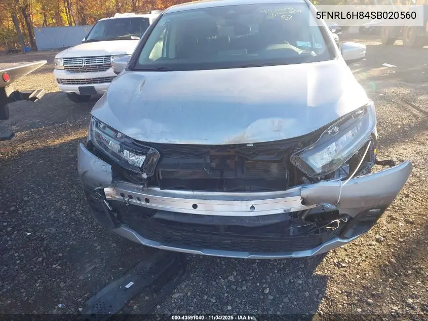5FNRL6H84SB020560 2025 Honda Odyssey Touring