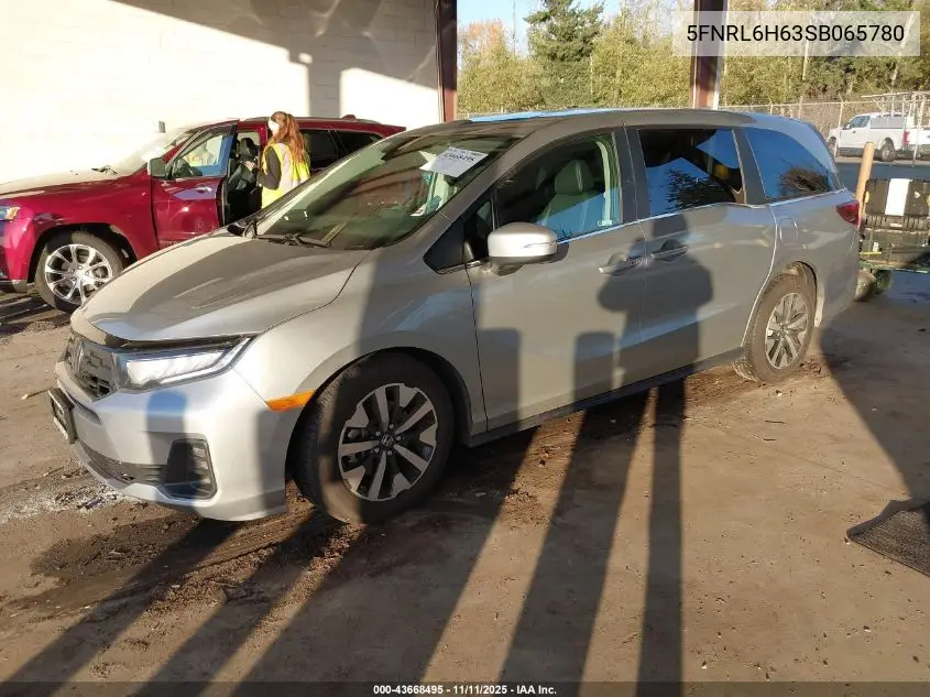 5FNRL6H63SB065780 2025 Honda Odyssey Ex-L