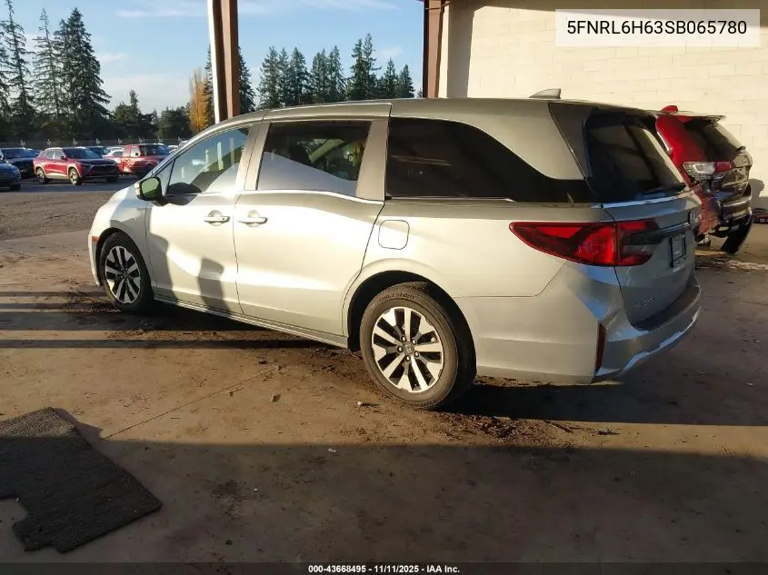 5FNRL6H63SB065780 2025 Honda Odyssey Ex-L