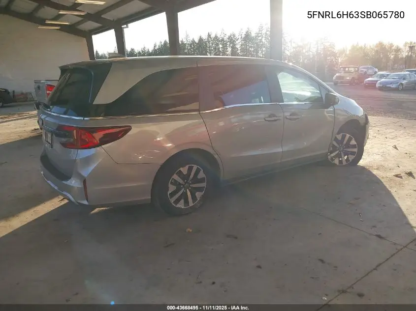 5FNRL6H63SB065780 2025 Honda Odyssey Ex-L