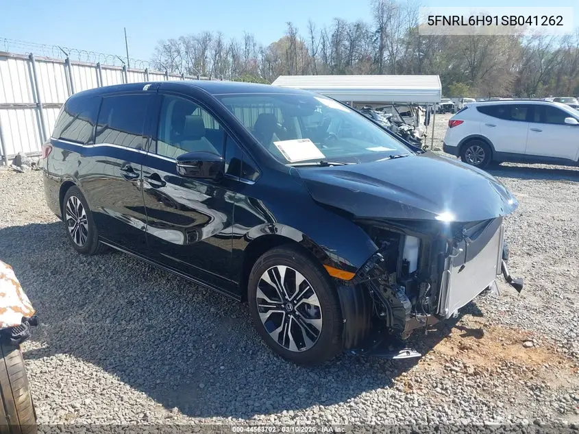 5FNRL6H91SB041262 2025 Honda Odyssey Elite
