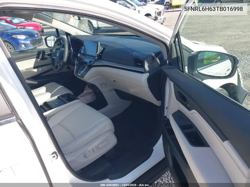 5FNRL6H63TB016998 2026 Honda Odyssey Ex-L