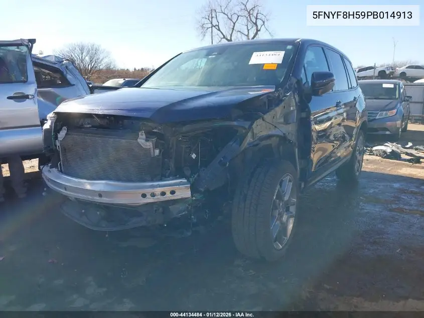 5FNYF8H59PB014913 2023 Honda Passport Awd Ex-L