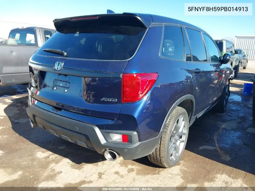 5FNYF8H59PB014913 2023 Honda Passport Awd Ex-L