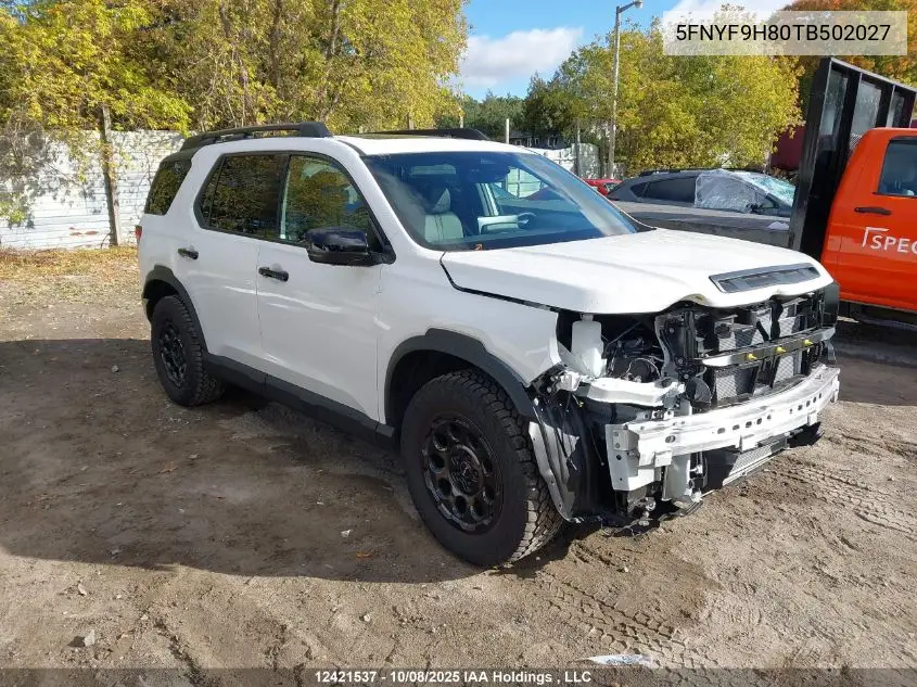 5FNYF9H80TB502027 2026 Honda Passport
