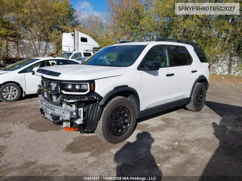 5FNYF9H80TB502027 2026 Honda Passport