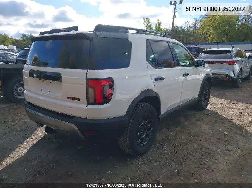 5FNYF9H80TB502027 2026 Honda Passport