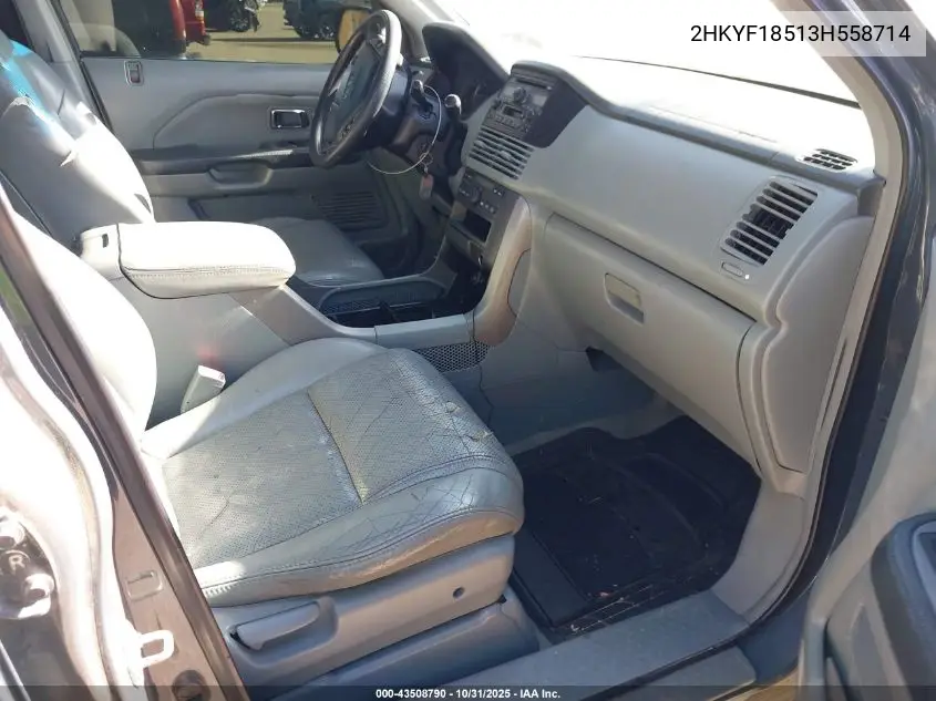 2HKYF18513H558714 2003 Honda Pilot Ex-L