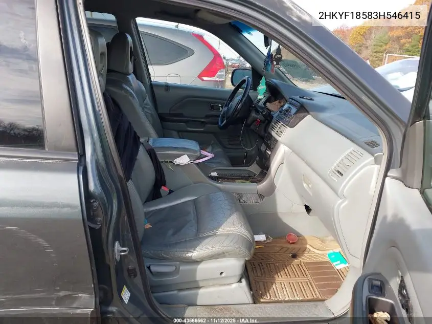 2HKYF18583H546415 2003 Honda Pilot Ex-L